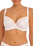 Daydreaming Plunge Bra Flora White