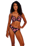 Rose Blossom Plunge-BH Black Rose