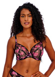 Rose Blossom Plunge-BH Black Rose