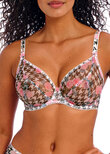 Rose Blossom Plunge Bra Multi