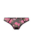 Rose Blossom Thong Black Rose