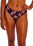 Rose Blossom Thong Black Rose