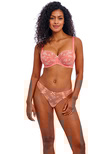 Freya Offbeat Decadence Side Support Bra Sunset Coral Offbeat Decadence Side Support Bra Sunset Coral