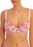 Offbeat Decadence Side Support Bra Vintage Rose