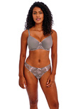 Offbeat Decadence Moulded Bra Grey / Pink