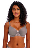 Offbeat Decadence Moulded Bra Grey / Pink