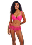Freya Fascinate Molded Plunge Bra Hot Pink Fascinate Molded Bra Hot Pink