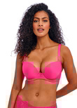 Freya Fascinate Molded Plunge Bra Hot Pink Fascinate Molded Bra Hot Pink