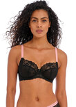 Offbeat Side Support Bra Black