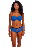 Offbeat Side Support Bra Dazzling Blue