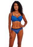 Offbeat Half Cup Bra Dazzling Blue