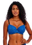 Offbeat Half Cup Bra Dazzling Blue