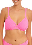 Ibiza Waves Plunge Bikini Top Sorbet