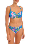 Hot Tropics Sweetheart Bikini Top Blue