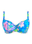 Hot Tropics Sweetheart Bikini Top Blue