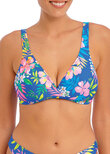 Hot Tropics Soft Cup Bikini Top Blue