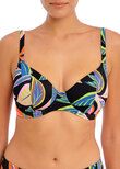 Desert Disco Plunge Bikini Top Multi