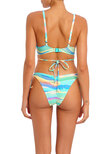 Summer Reef Bikinihose mit niedriger Taille Aqua