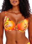Freya Miami Sunset Plunge Bikini Top Papaya Miami Sunset Plunge Bikini Top Papaya