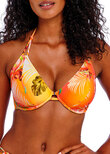 Freya Miami Sunset Halter Bikini Top Papaya Miami Sunset Halter Bikini Top Papaya