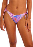Miami Sunset Bikinihose mit niedriger Taille Cassis