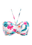 Palm Paradise Multiway Bikini Top White