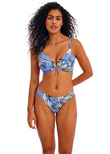 Mali Beach Slip Bikini taille basse Cornflower