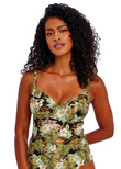 Bahama Shores Underwire Tankini Top Black