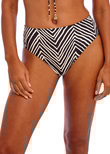 Freya Fiji Falls High Waist Bikini Brief Black Fiji Falls High Coverage Bikini Brief Black