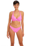 Jewel Cove Slip Bikini taille basse Stripe Raspberry