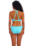 Jewel Cove Bikini Plunge Stripe Turquoise