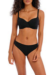Freya Jewel Cove Sweetheart Padded Bikini Top Plain Black Jewel Cove Sweetheart Bikini Top Plain Black