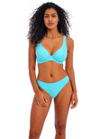 Jewel Cove Slip Bikini classique Stripe Turquoise