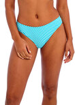 Jewel Cove Slip Bikini classique Stripe Turquoise
