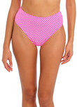 Jewel Cove High Coverage Bikini Brief Stripe Raspberry