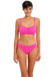 Jewel Cove Bikini Crop Top Raspberry