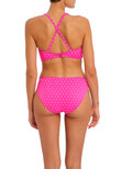 Jewel Cove Crop Bikini Top Raspberry