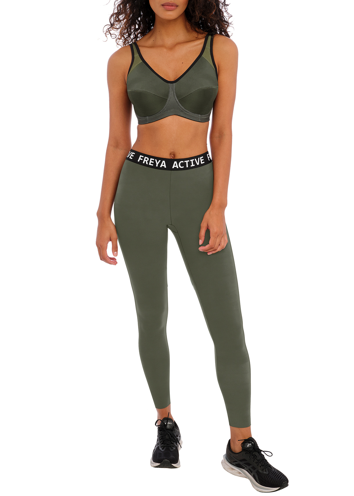 Core Khaki Underwire Sports Bra from Freya