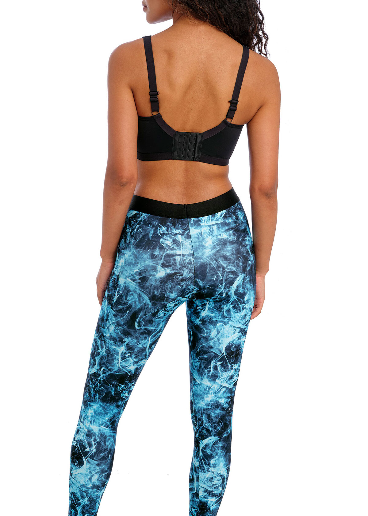 Dynamic Galactic Soft Cup Crop Top Sports Bra from Freya