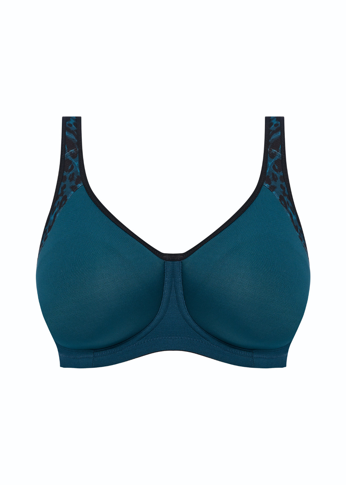 Sonic Midnight Leopard Molded Sports Bra from Freya