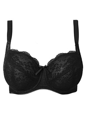 Freya Fancies Balcony Bra (GG - K Cup) Black Freya Fancies  Black