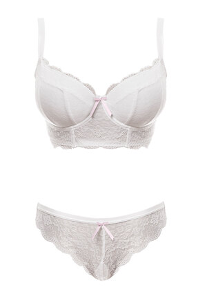 Freya Fancies Longline Bra White Freya Fancies  White