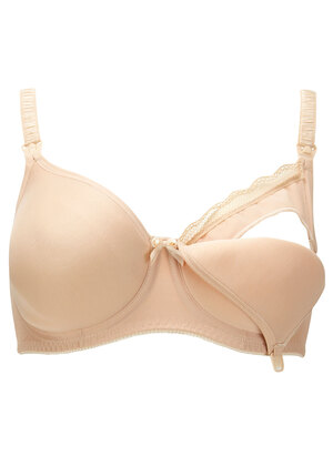 Pure Moulded Nursing Bra Nude Pure  Nude