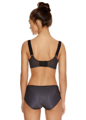 Dotty Soft Cup Nursing Bra Black Dotty  Black
