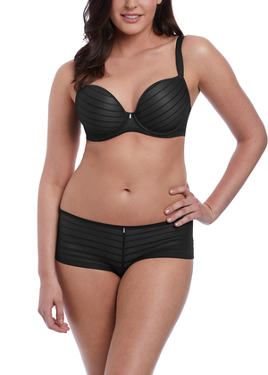 Cameo Moulded Plunge Bra Black Cameo  Black