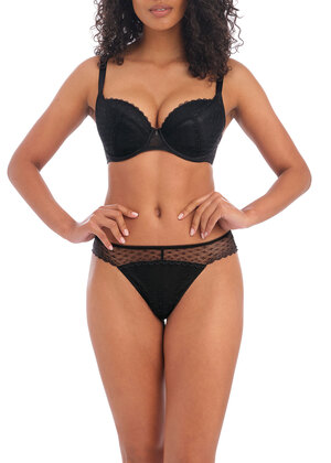 Freya Signature Padded Plunge Bra Black Freya Signature  Black