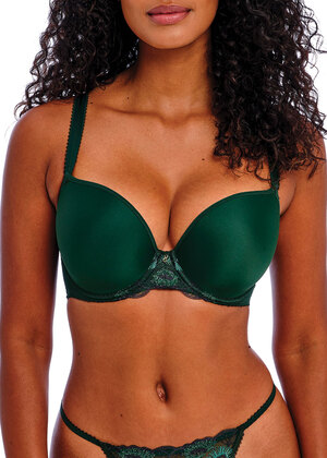 Loveland Molded Plunge Bra Deep Emerald Loveland  Deep Emerald