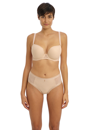 Tailored Molded Plunge Bra Natural Beige Tailored  Natural Beige