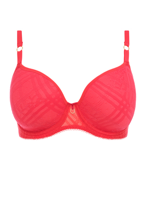 Freya Fatale Moulded Plunge Bra Chilli Red Freya Fatale  Chilli Red