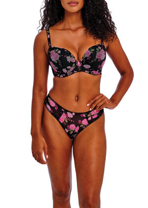 Rose Blossom Thong Black Rose Rose Blossom  Black Rose